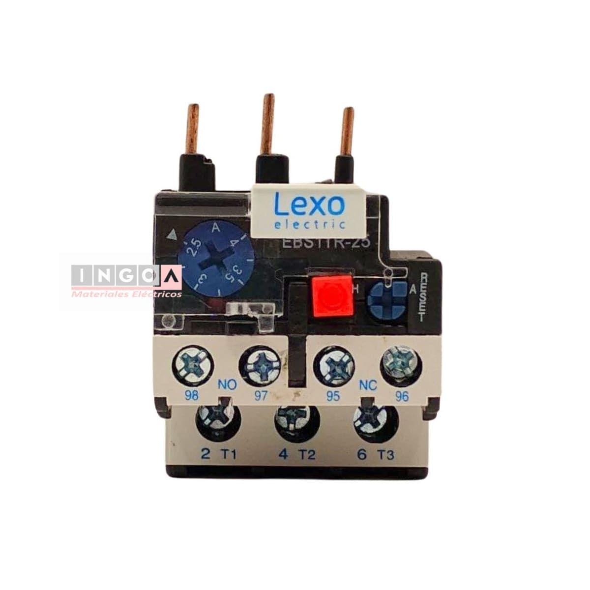 LEXO - Rele Termico para Contactor 2.5 - 4A Lexo