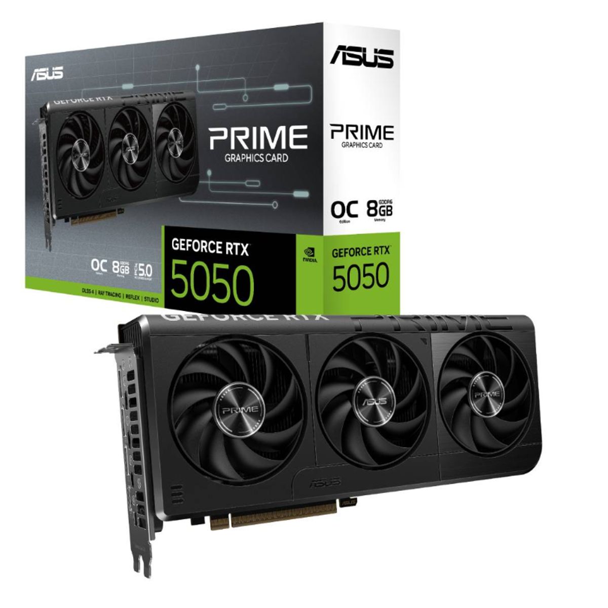 ASUS - Tarjeta de Video - Asus  Prime Nvidia GeForce RTX 5050 8G OC Edition