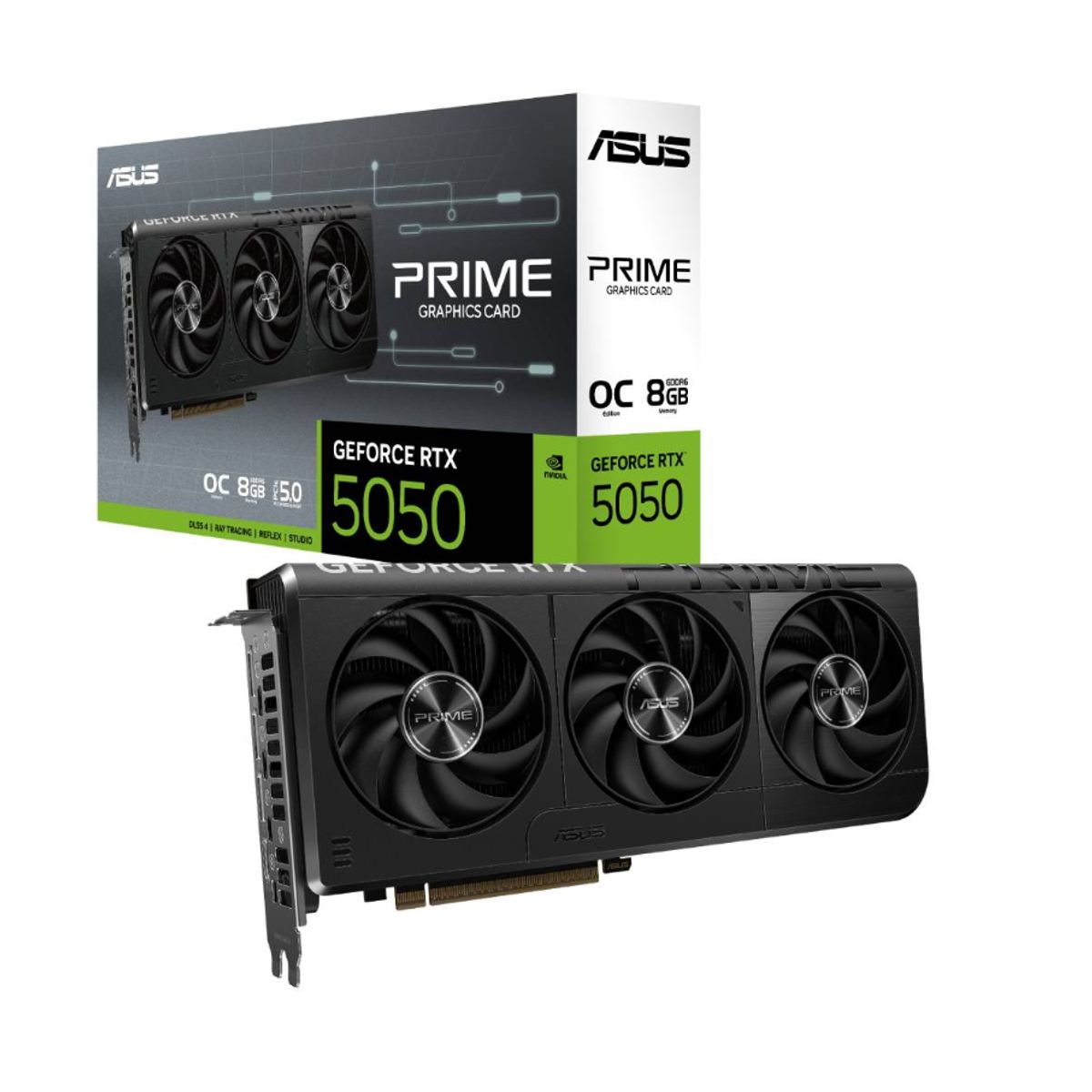 ASUS - Tarjeta de Video - Asus  Prime Nvidia GeForce RTX 5050 8G OC Edition