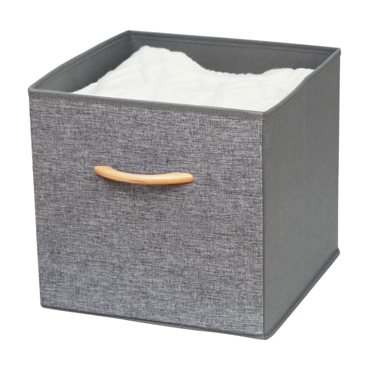 GENERICO - Caja Cubo Organizador Plegable Tela Lino