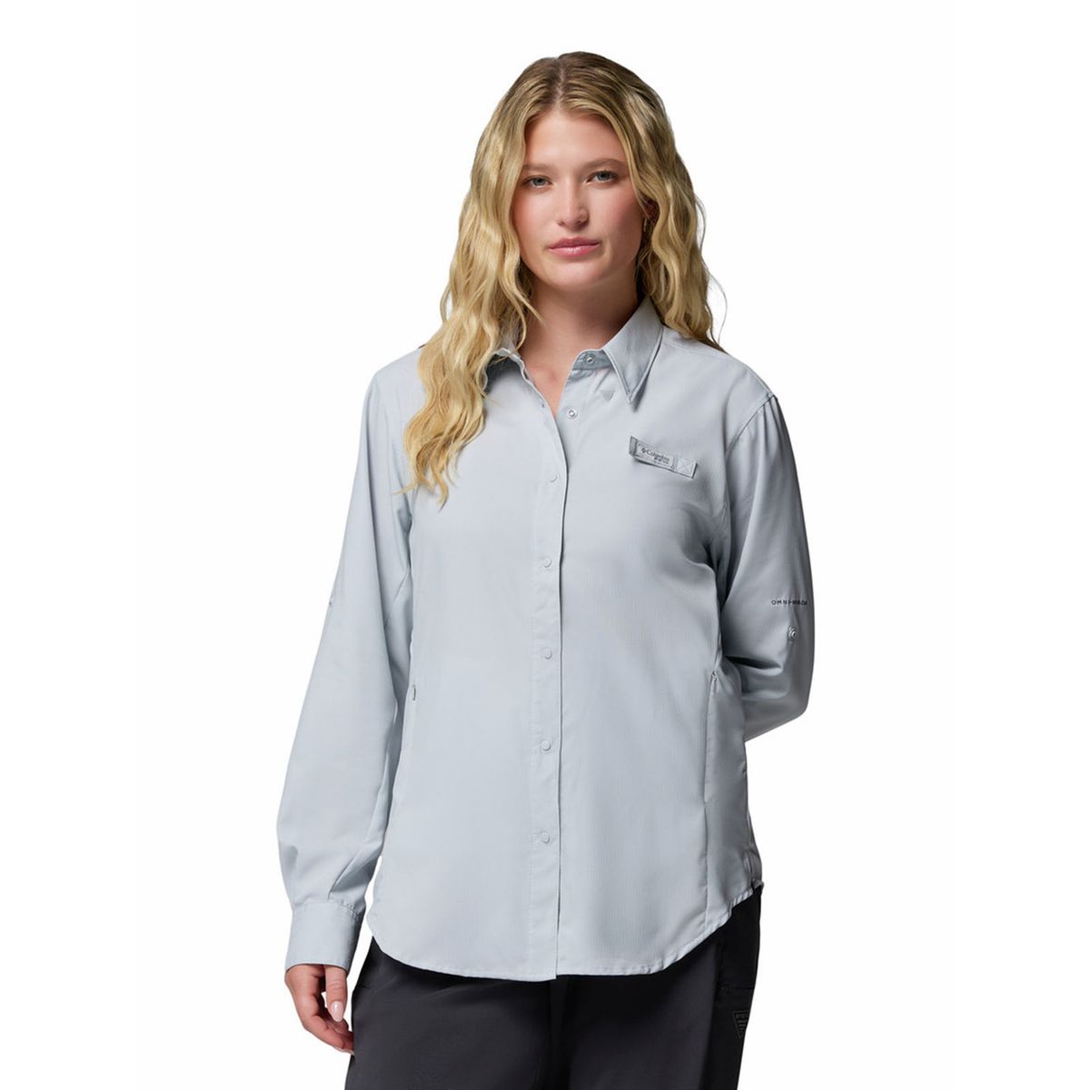 COLUMBIA - Blusa Manga Larga Mujer Tamiami II Gris COLUMBIA