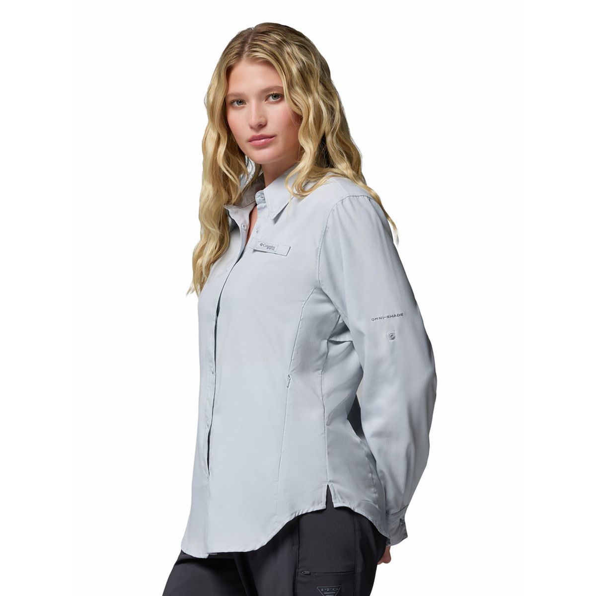 COLUMBIA - Blusa Manga Larga Mujer Tamiami II Gris COLUMBIA