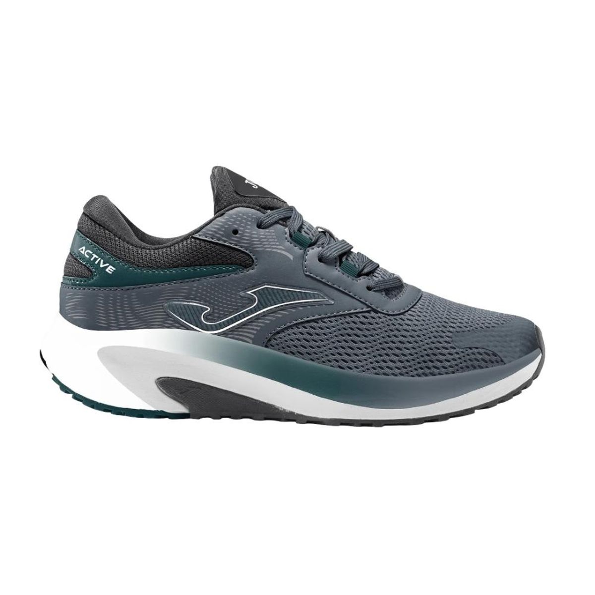 JOMA - Zapatilla Running Hombre Active Gris Negro Joma
