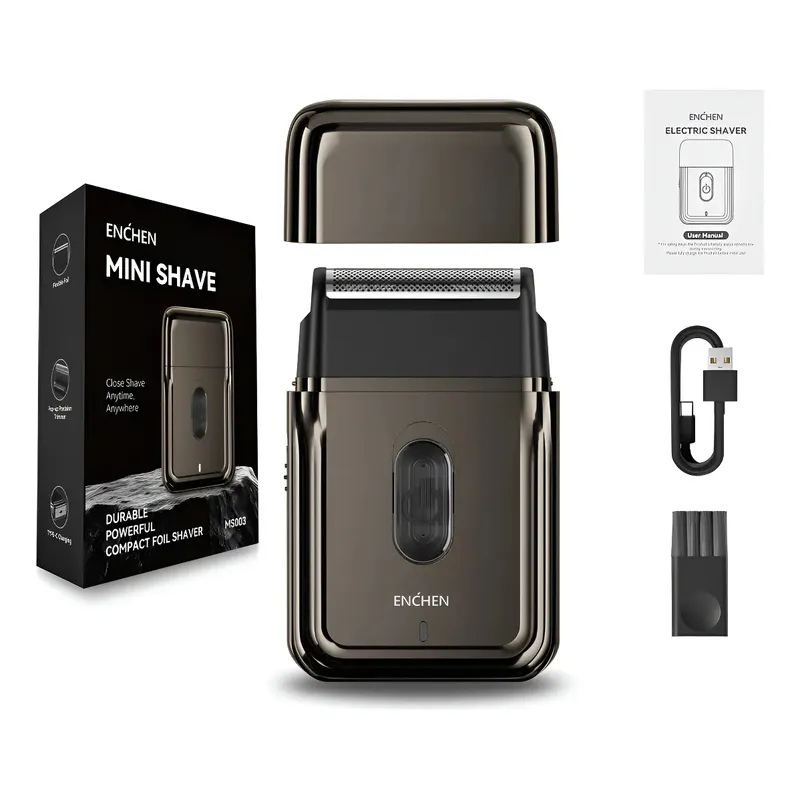 ENCHEN - Mini Afeitadora Enchen Ms003 Inalámbrica Compacta 7000rpm Eléctrica usbC