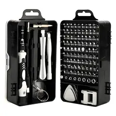 GENERICO - Juego Destornilladores Precisión 115 En 1 Teléfono Pc Celu