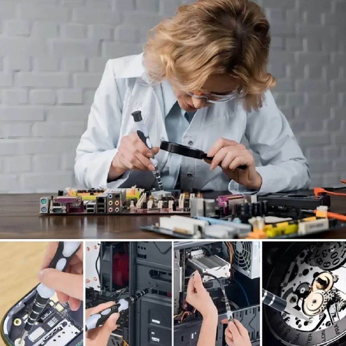 GENERICO - Juego Destornilladores Precisión 115 En 1 Teléfono Pc Celu