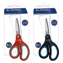 LAVORO - TIJERAS ESCOLARES MANGO DE GOMA