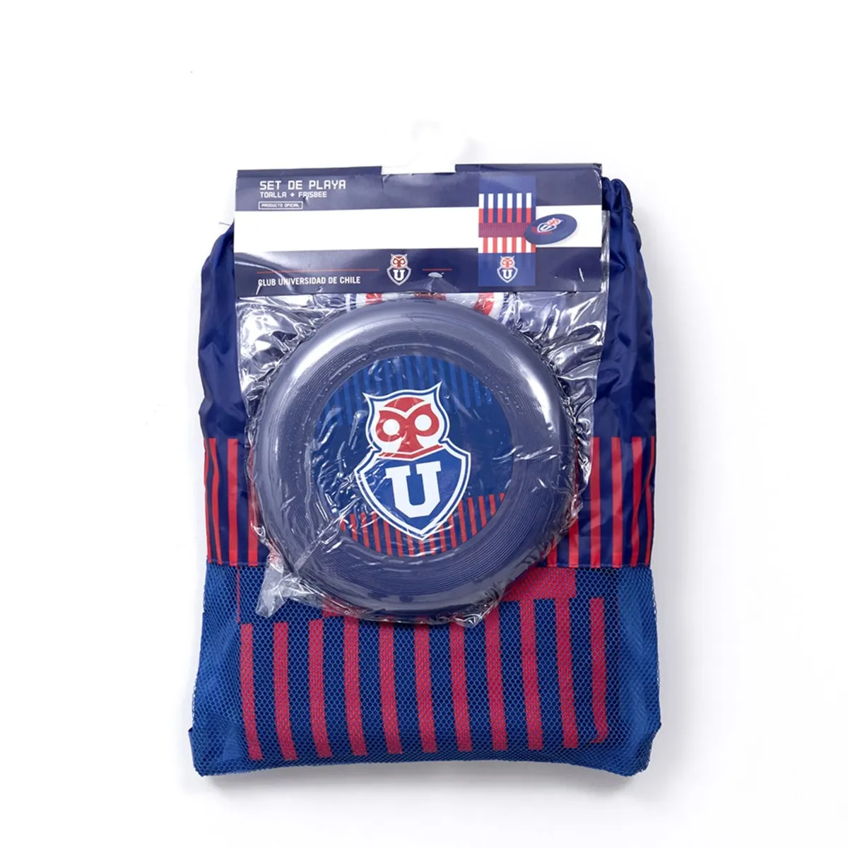 MASHINI - Set Toalla 70x140 Mashinni Frisbee U de chile Stroke