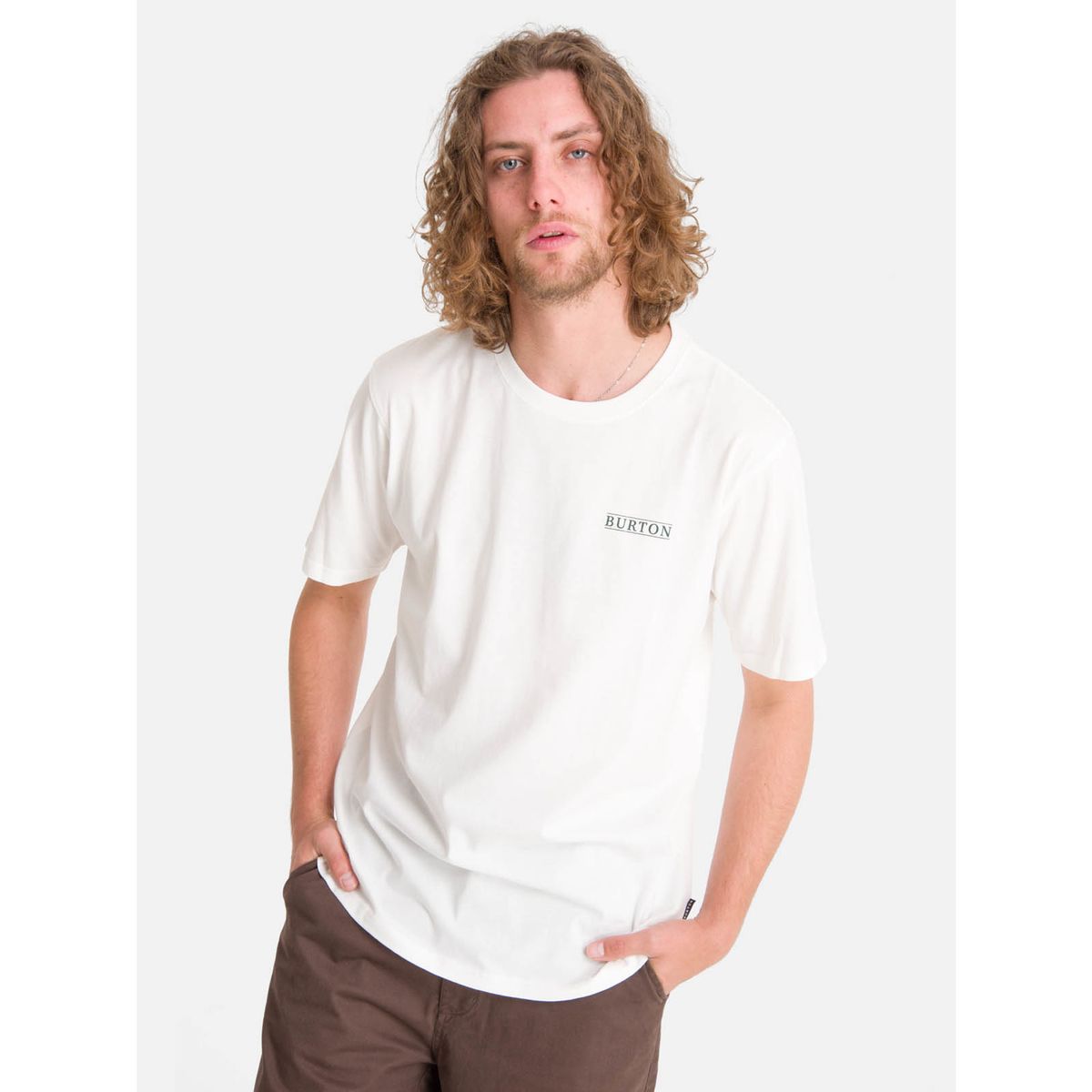 BURTON - Polera mc Hombre Vermont Blanco BURTON