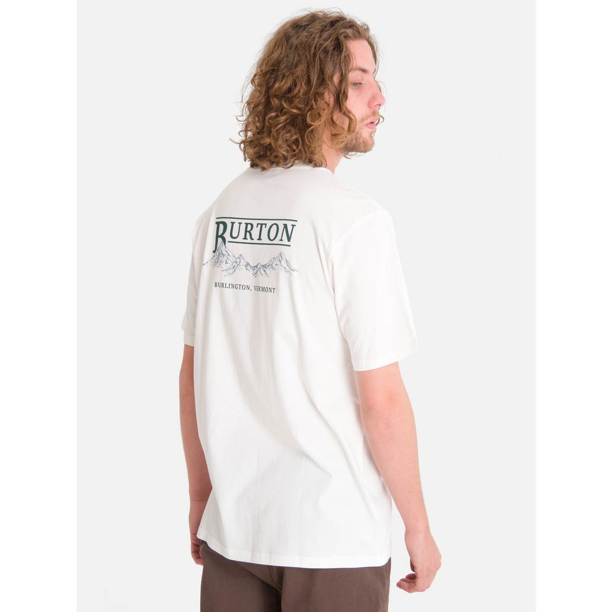 BURTON - Polera mc Hombre Vermont Blanco BURTON