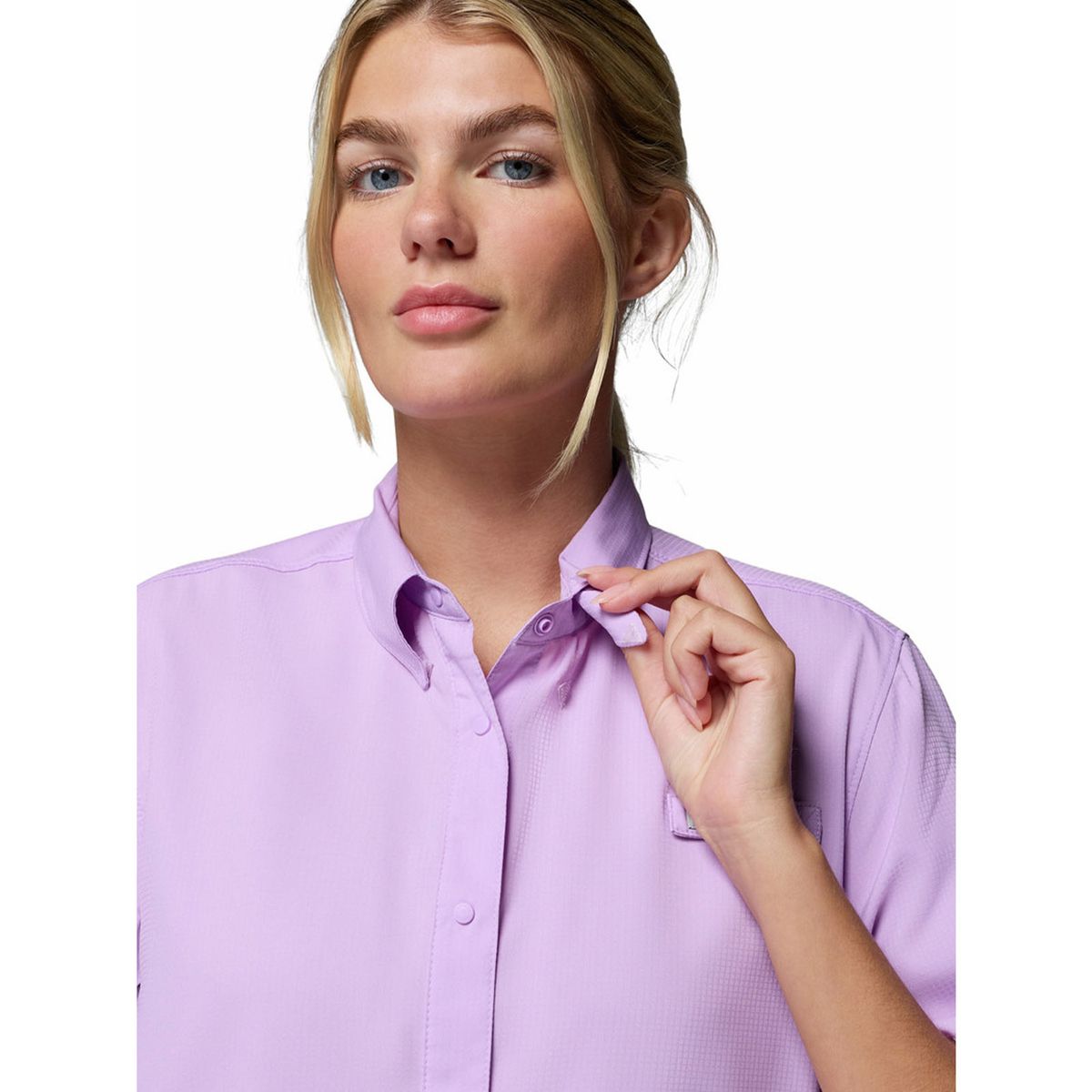 COLUMBIA - Blusa Manga Corta Mujer Tamiami II Morado COLUMBIA