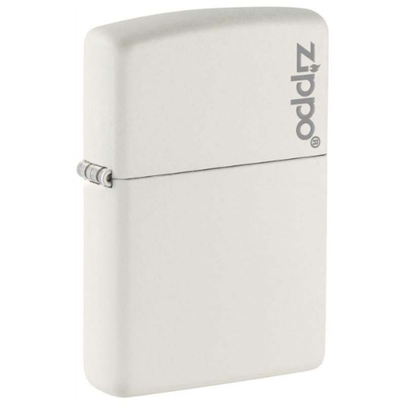 ZIPPO - Classic White Matte Zippo Logo