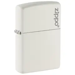 ZIPPO - Classic White Matte Logo