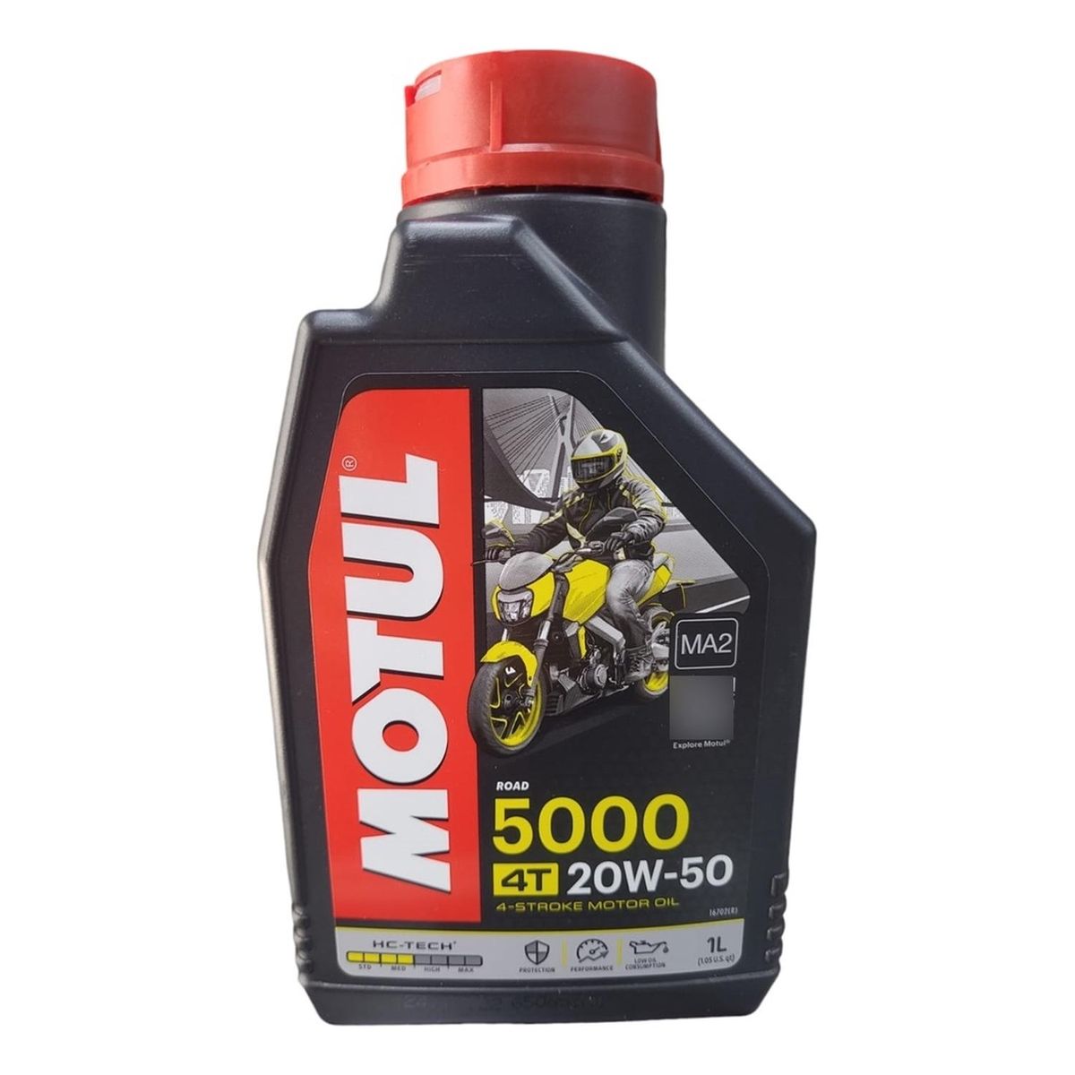 MOTUL - Aceite Moto Motul 20w 50 Semi Sintetico Original Frances 1l