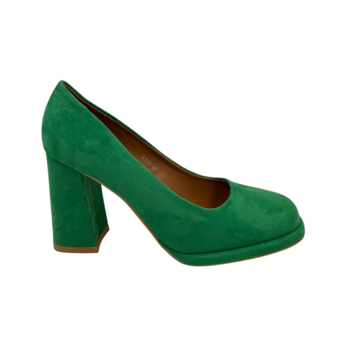 HERIEL - Zapato Verde Taco Mujer