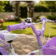 GENERICO - Bicicleta Infantil con Ruedas de Seguridad Aro 12 Morado Lucer