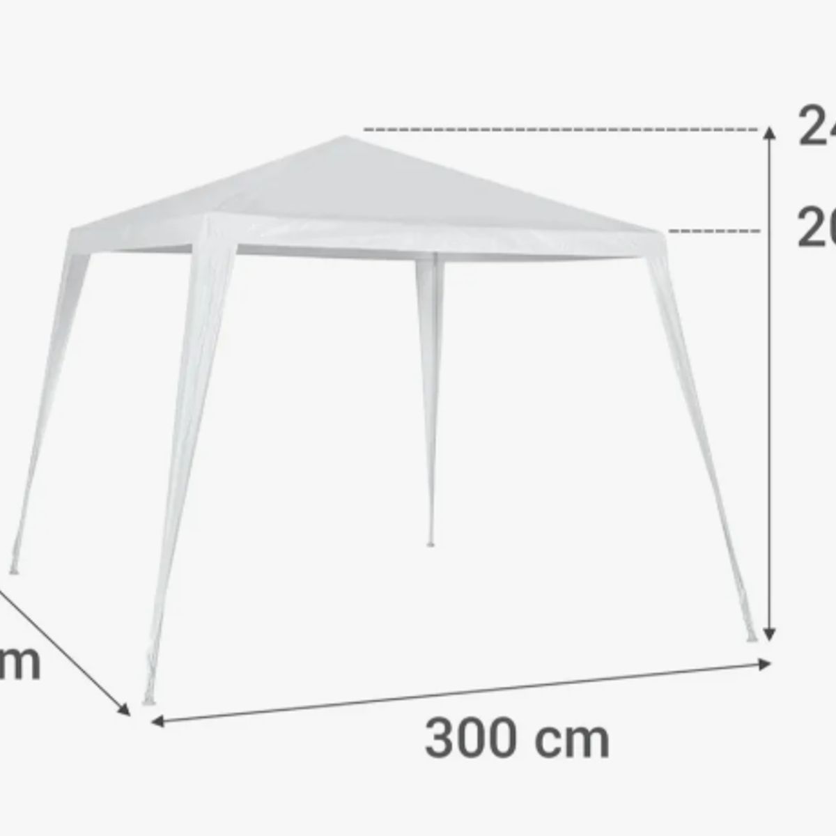 GENERICO - Toldo 3mx3m Envío  Home Blanco