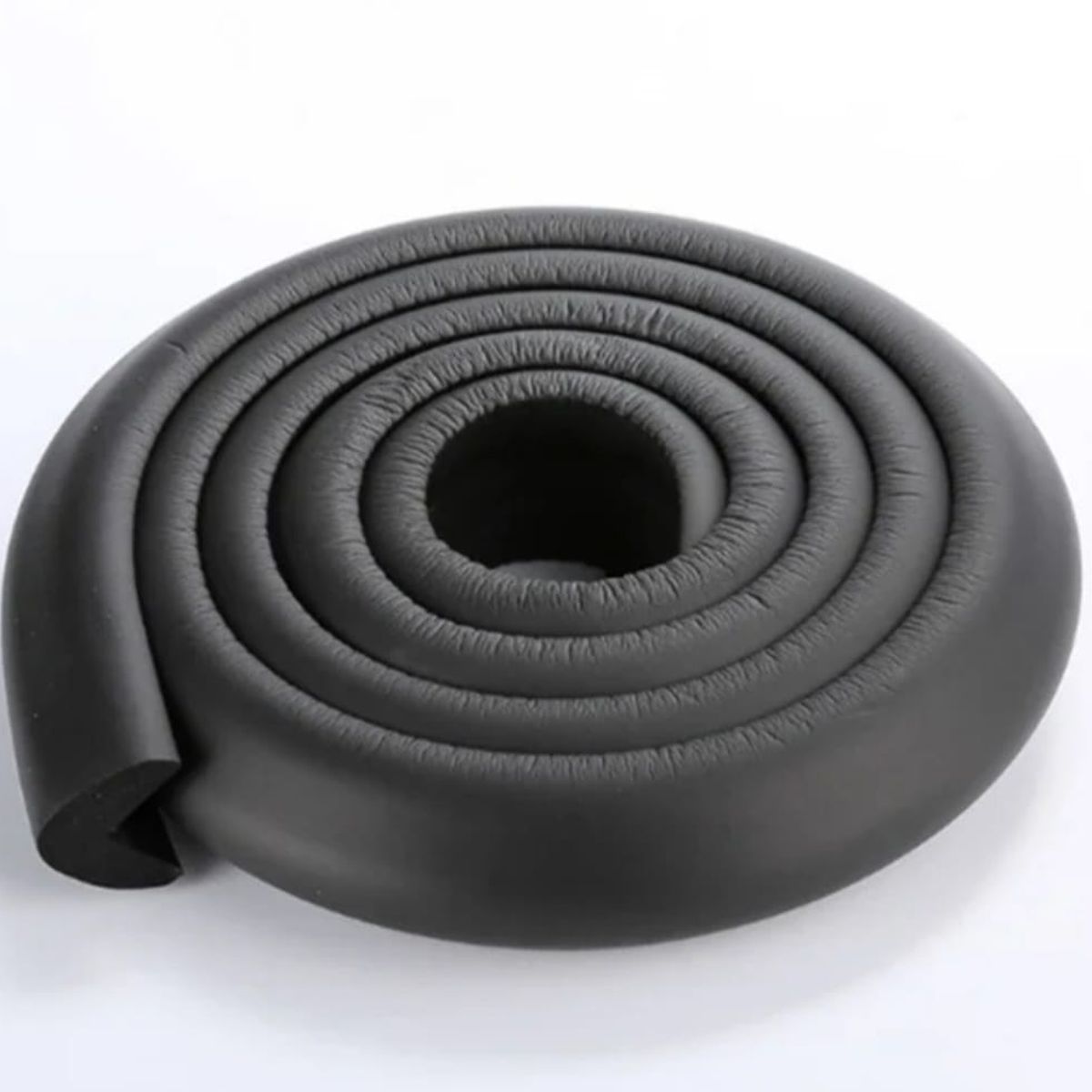 GENERICO - Protección Anti Golpes Goma Para Bordes De Mesas Y Muebles NEGRO