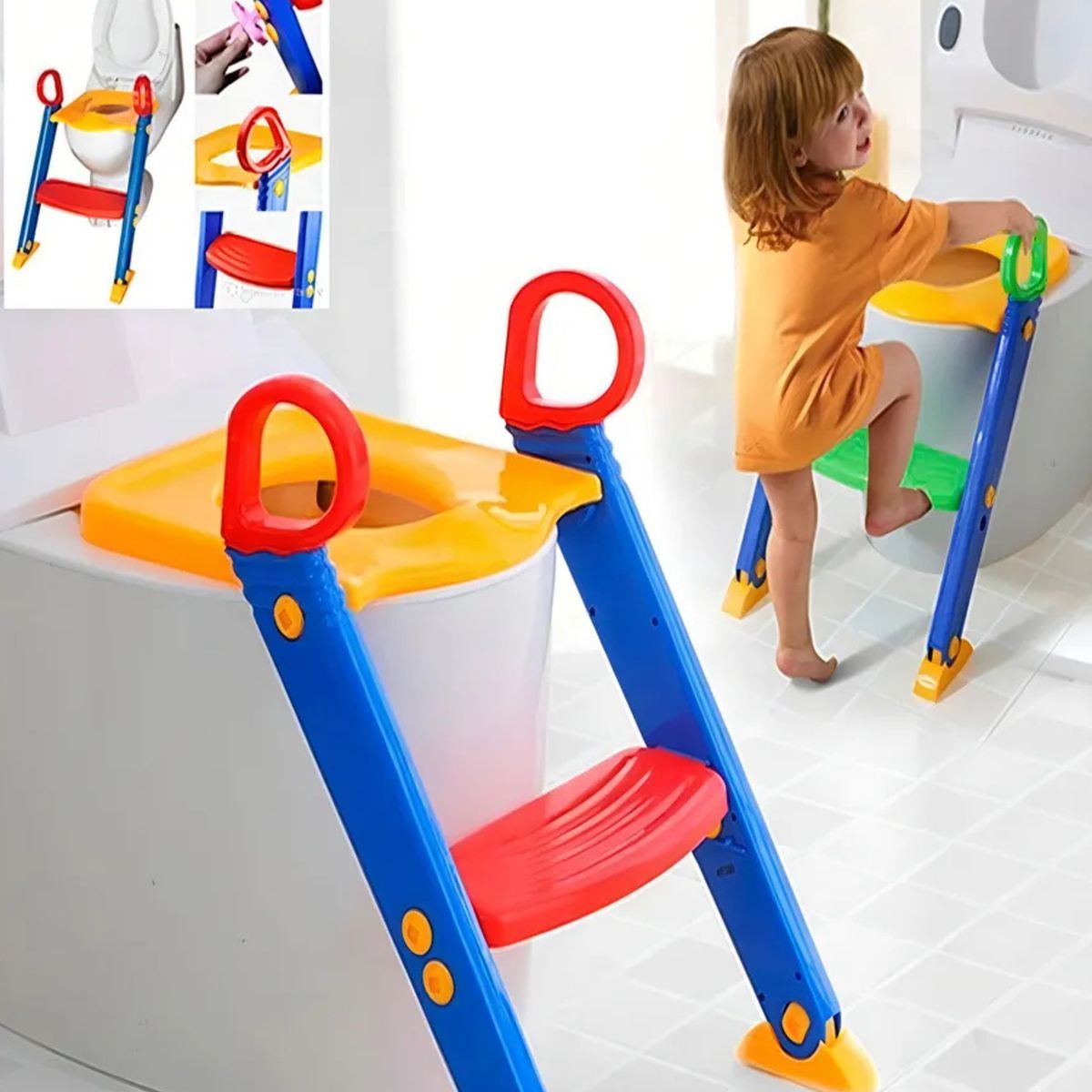 MOVI - ADAPTADOR DE WC CON ESCALERA PARA NIÑOS