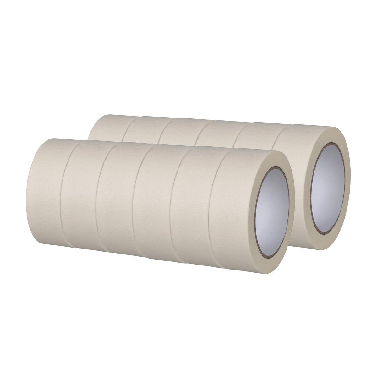 GENERICO - Cinta Papel Masking Tape 36mm*40m - Pack Mayorista - 12 uds