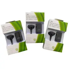 GENERICO - Kit carga juega para mando Xbox 360 Cable de carga + batería 4800mah
