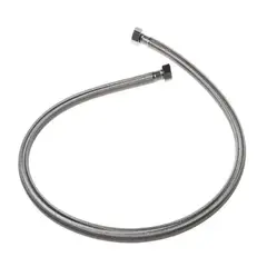 INOXCROM - Flexible Agua Media Hi-hi Acero Inoxidable 100cm