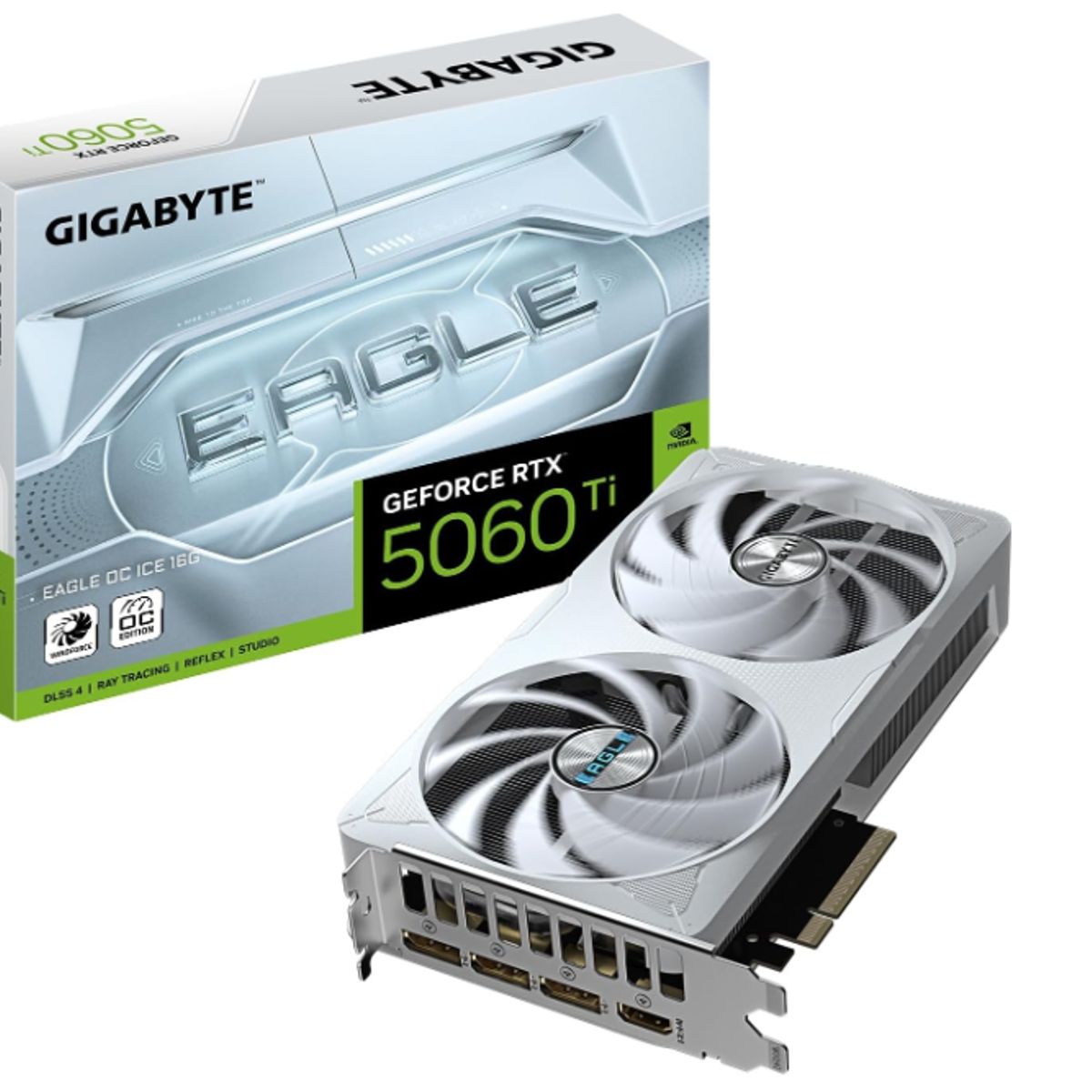 GIGABYTE - Tarjeta de Video - Gigabyte  Eagle OC ICE 16G Nvidia GeForce RTX 5060 Ti
