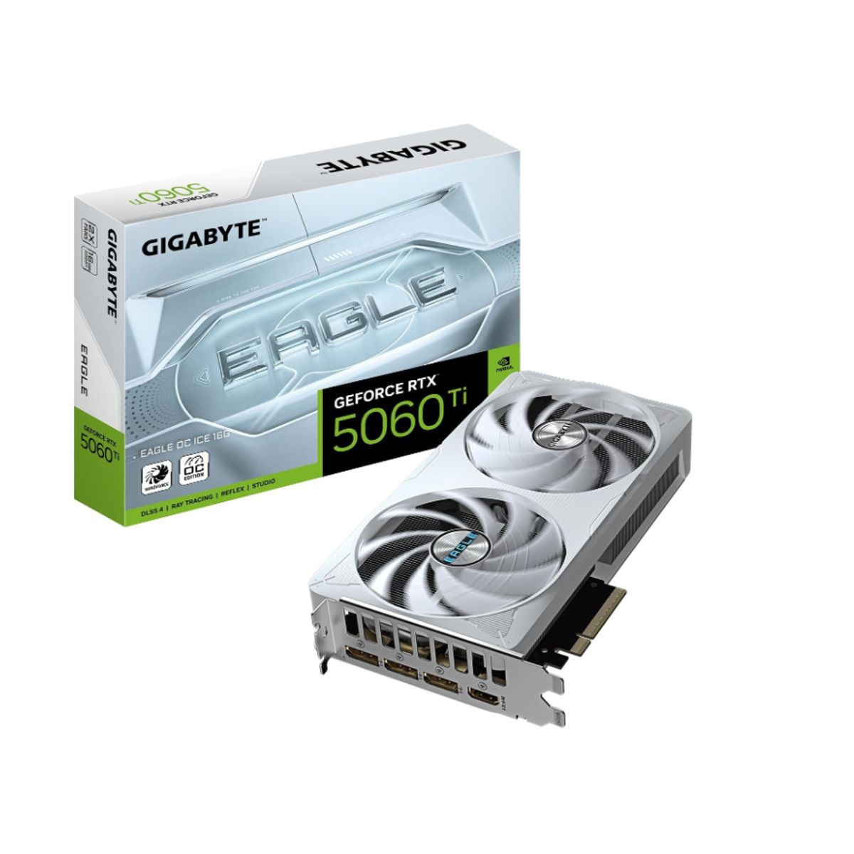 GIGABYTE - Tarjeta de Video - Gigabyte  Eagle OC ICE 16G Nvidia GeForce RTX 5060 Ti