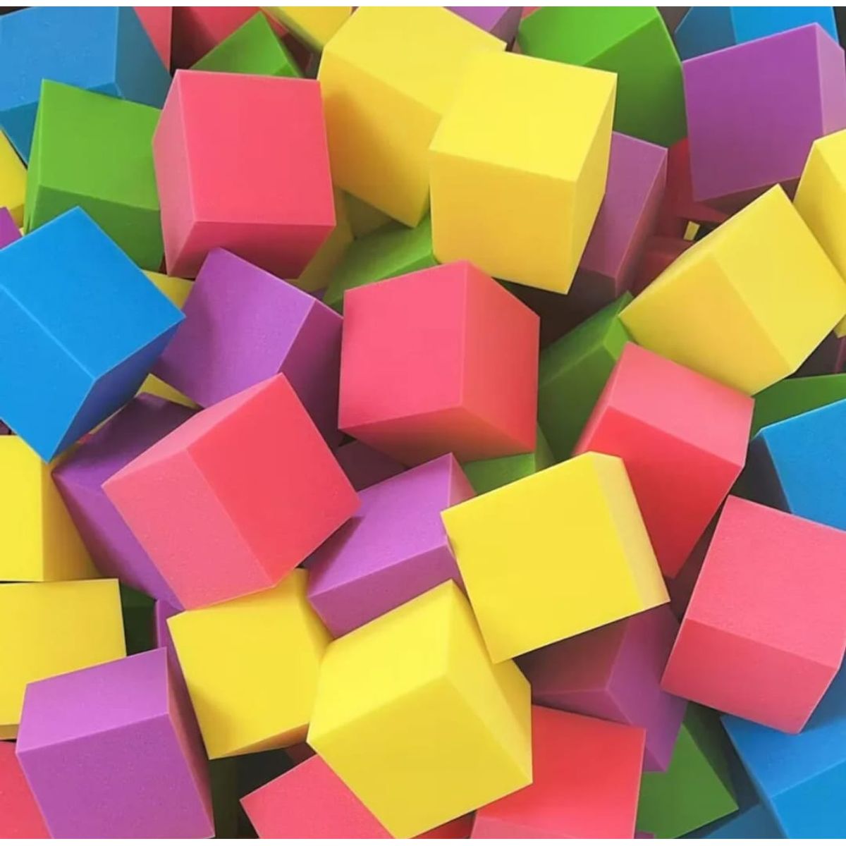 GENERICO - Cubo De Esponja 25 pcs 15cmx15cm Piscina Juegos Didacticos