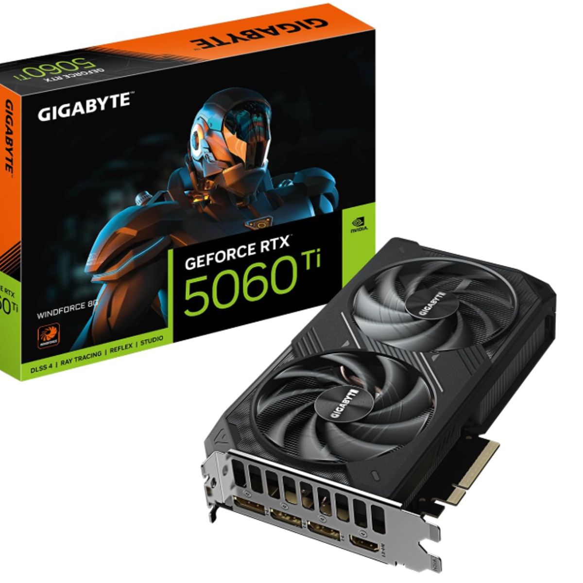 GIGABYTE - Tarjeta de Video - Gigabyte  Windforce Nvidia GeForce RTX 5060 Ti 8G