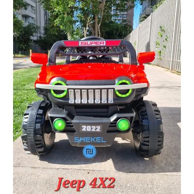 Imagen 2 del producto Auto A Bateria 4x2 A Control Vehiculo Electrcio Niños RojoE 22