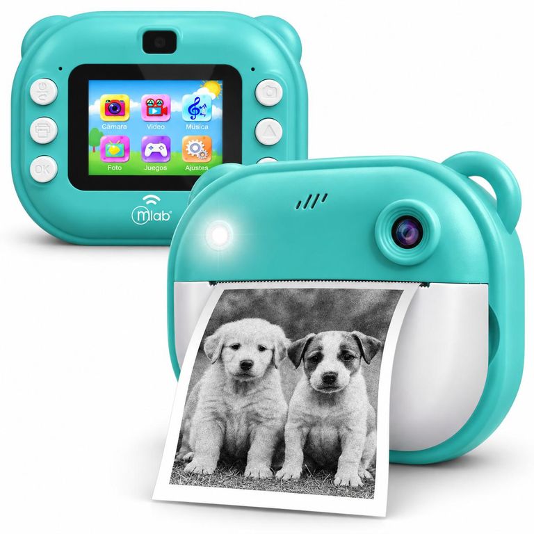 Camara Instantanea Kinder Kids My LIL 8MPX B & N Verde