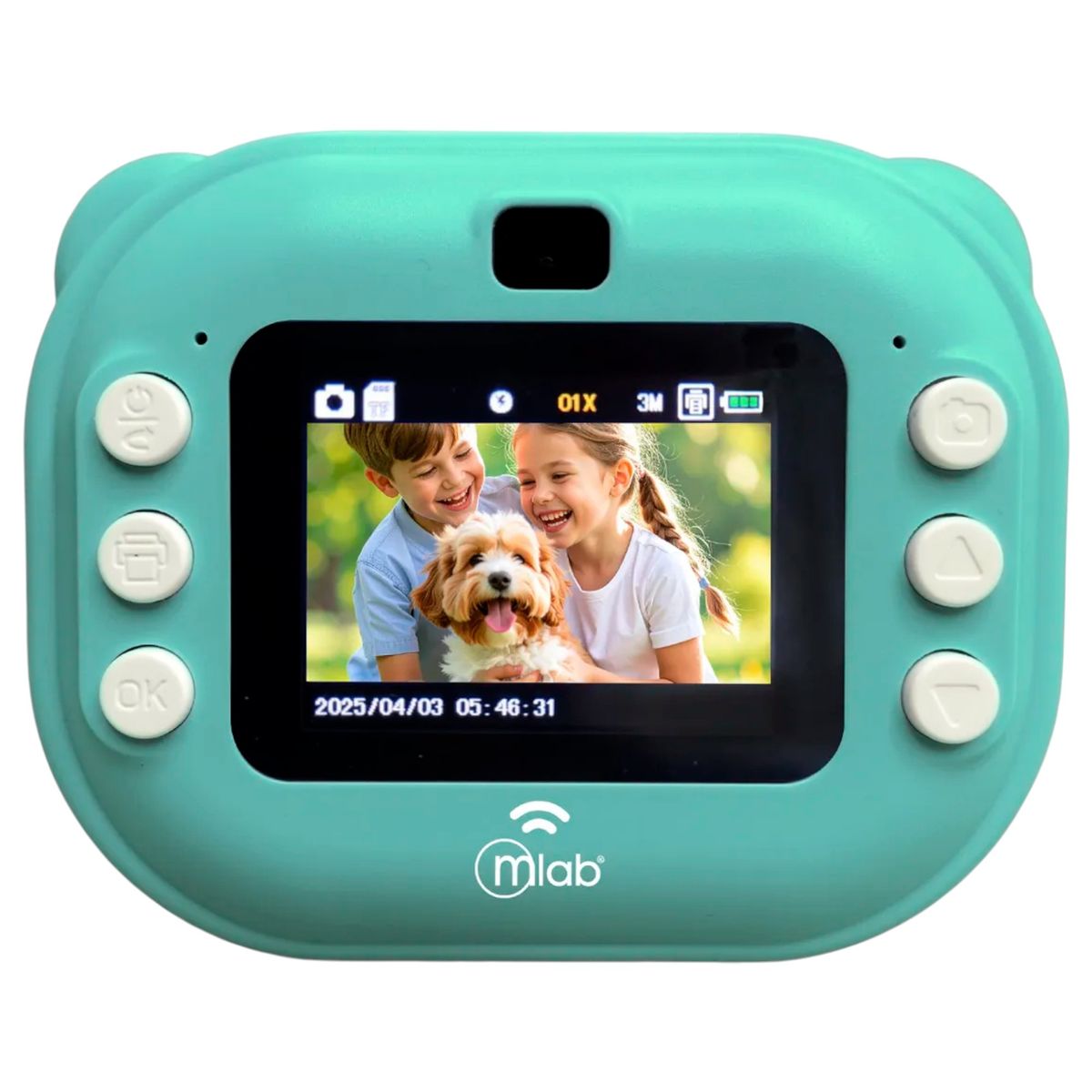 MLAB - Cámara Instantánea Kinder Kids My LIL MLAB  8MPX  B & N