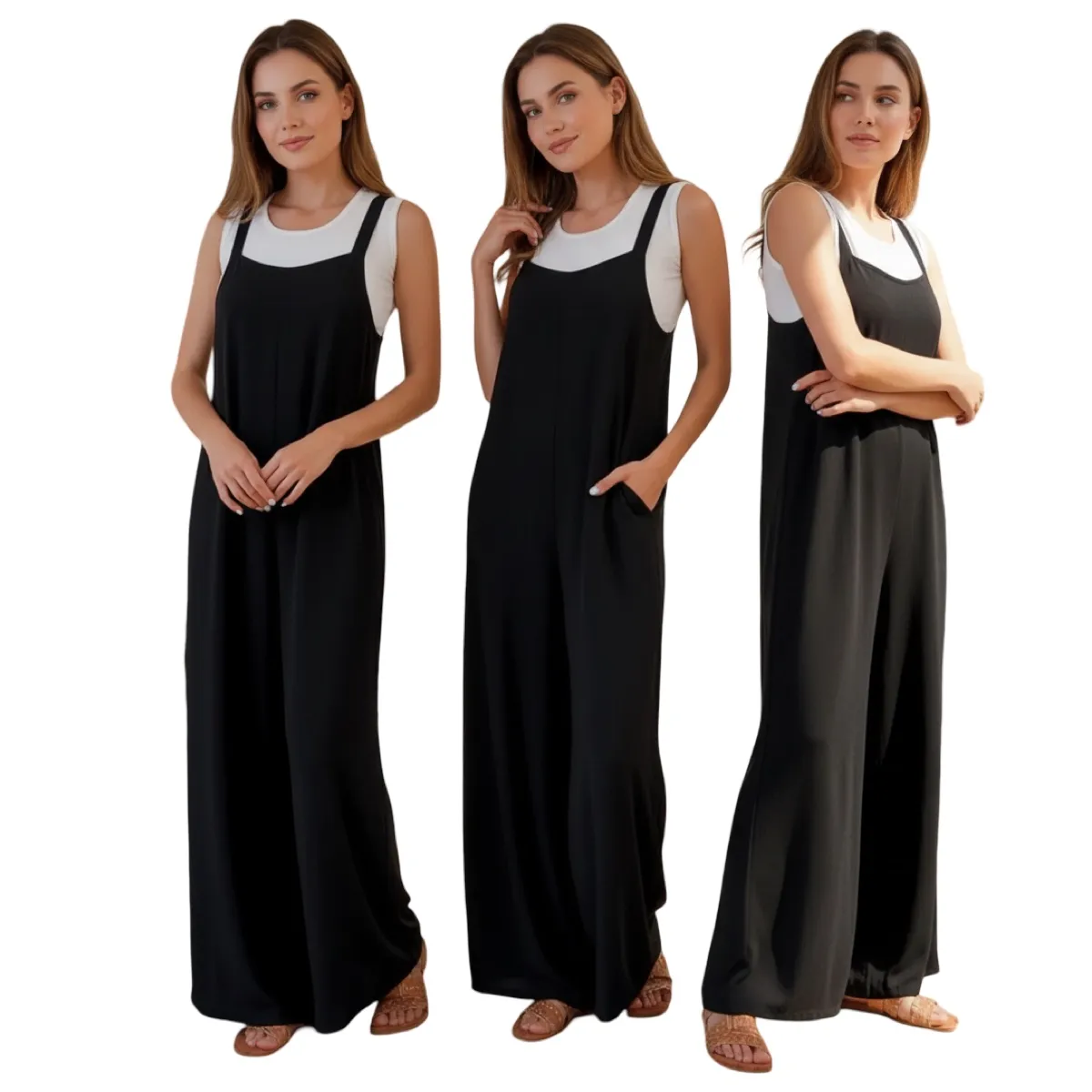 AAYO MODA - Enterito Jardinera de Lycra Algodón para Mujer  Comodidad y Moda Casual