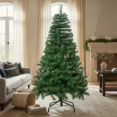 GENERICO - ARBOL DE NAVIDAD DE 210 CM COLOR VERDE TRADICIONAL CON 1000 RAMAS GSOL