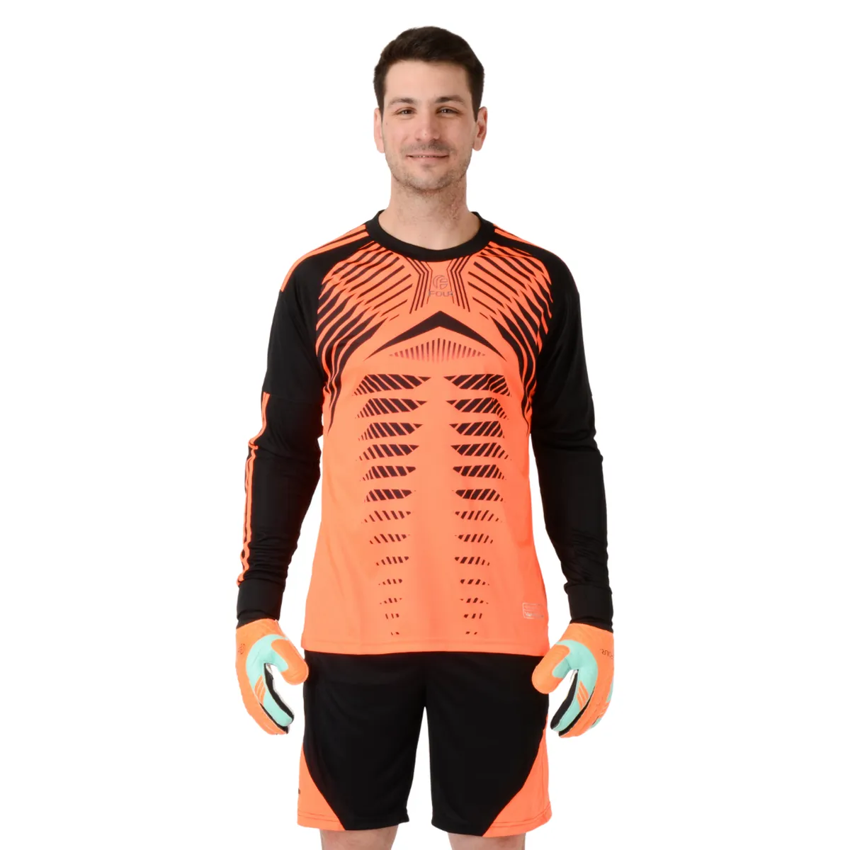 FOUR - Uniforme Arquero Naranjo Negro- Four Stoke City