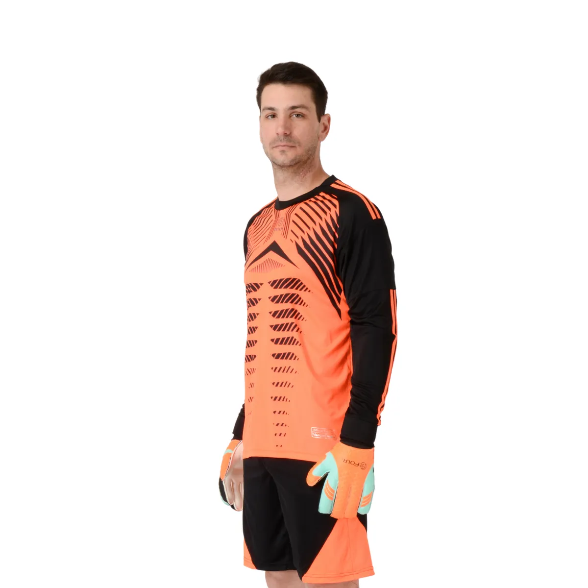 FOUR - Uniforme Arquero Naranjo Negro- Four Stoke City