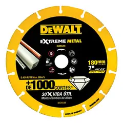 GENERICO - Disco Abrasivo 7 Corte Diamantado Dewalt Dw8570 Amarillo