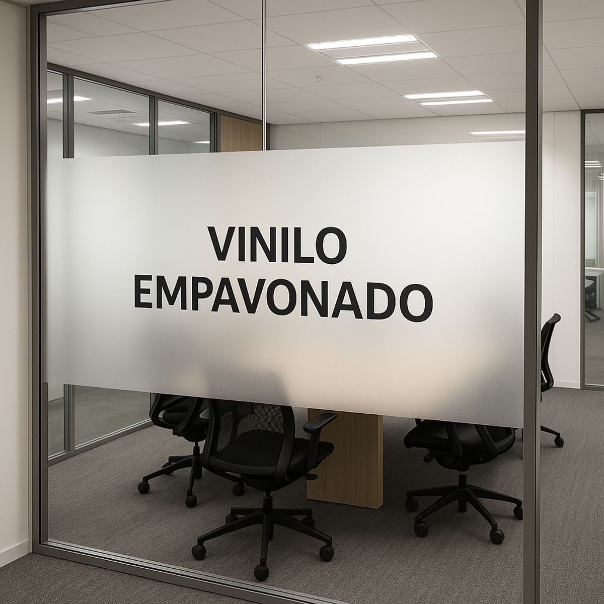 CREA PRINT - Lamina Autoadhesiva Esmerilado Empavonado Vidrio Rollo De 10 Mtrs X 61 Cm de ancho