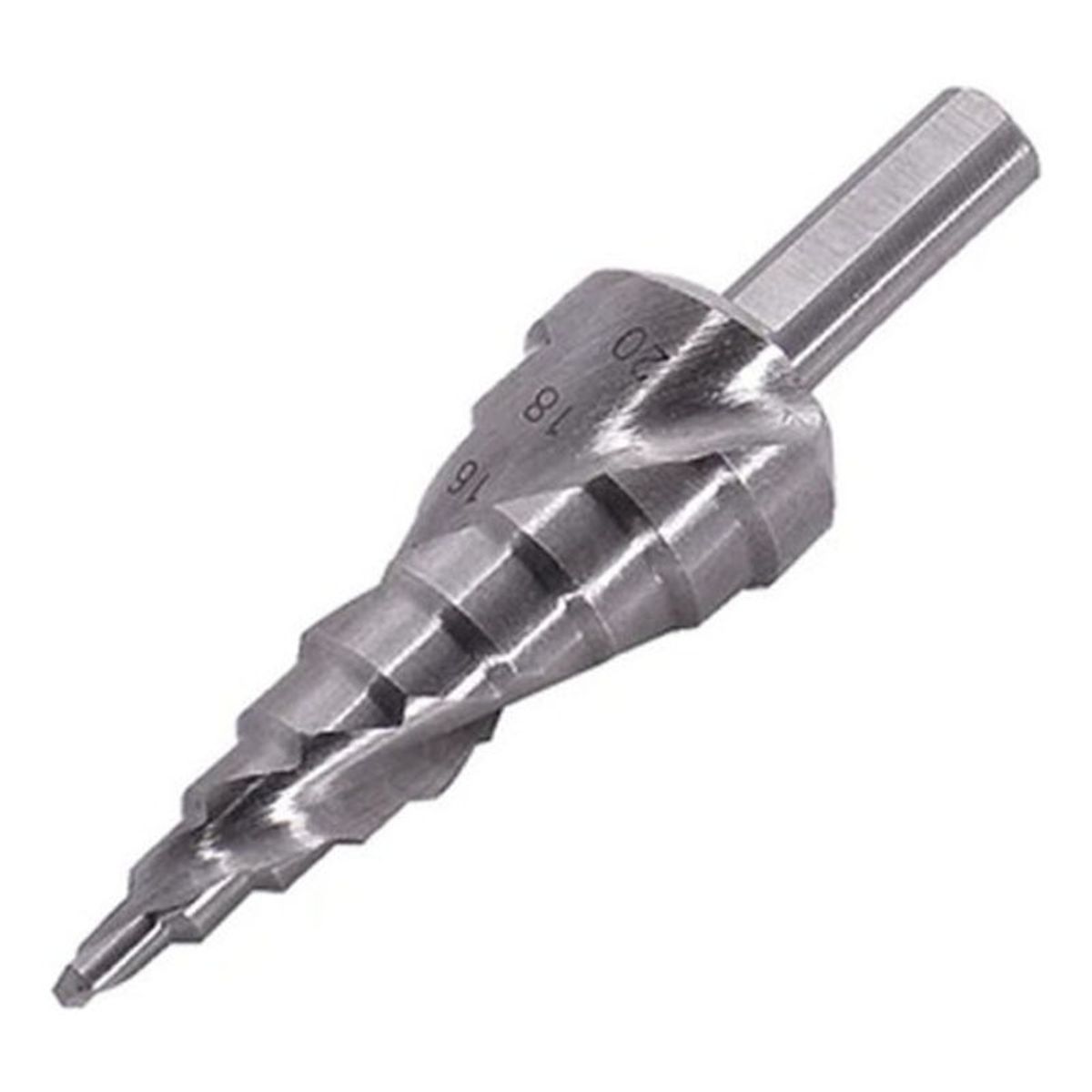 GENERICO - Broca Escalon Ar Kraft 4-20 Mm Diam8 Mm Ranura Helicoidal