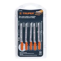 GENERICO - Juego 5 Hojas Para Sierra Caladora Corte Curvo 12dpp Truper