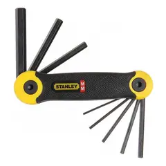 GENERICO - Juego 8 Llaves Allen Hexagonal Pro Stanley 69-264