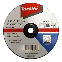 GENERICO - Disco De Desbaste Makita D-18487 Gris