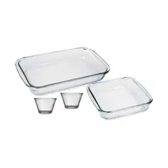 MARINEX - Pack 4 Piezas 2 Asaderas + 2 Flaneras