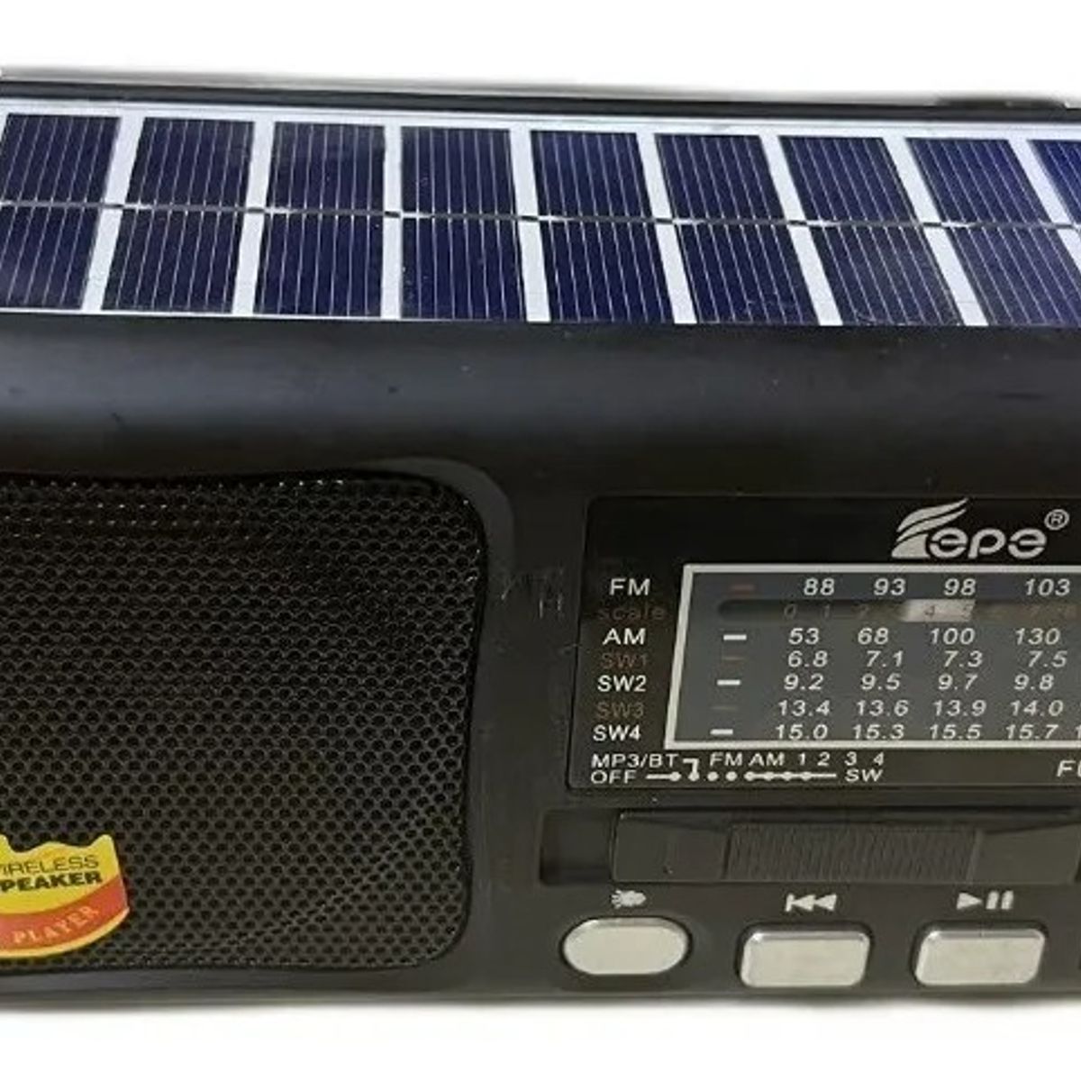 NO LOGO - Radio Solar Bluetooth Linterna  Usb Radio Carga Automatic