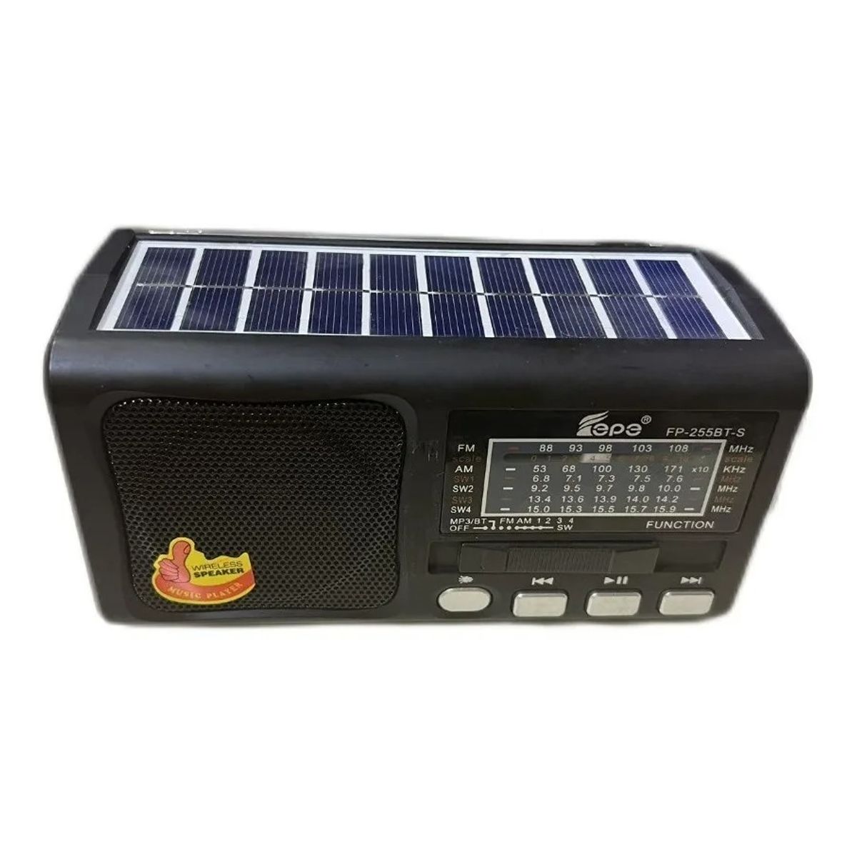 NO LOGO - Radio Solar Bluetooth Linterna  Usb Radio Carga Automatic