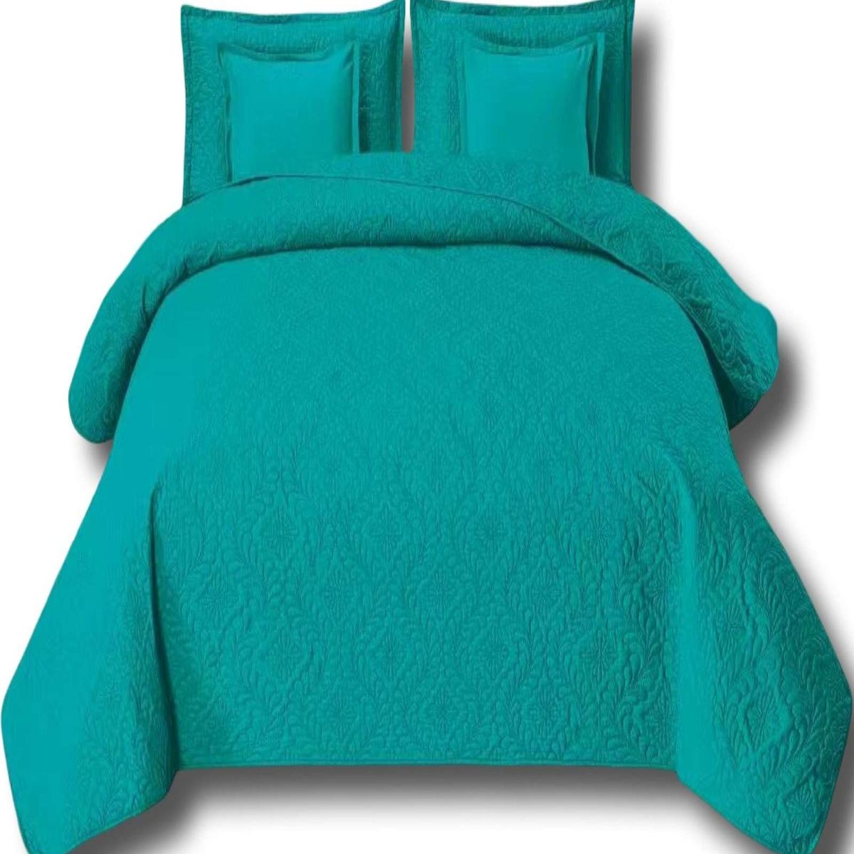 GENERICO - CUBRECAMA QUILT DELGADO CON 9 PIEZAS 2 PLAZAS 20.