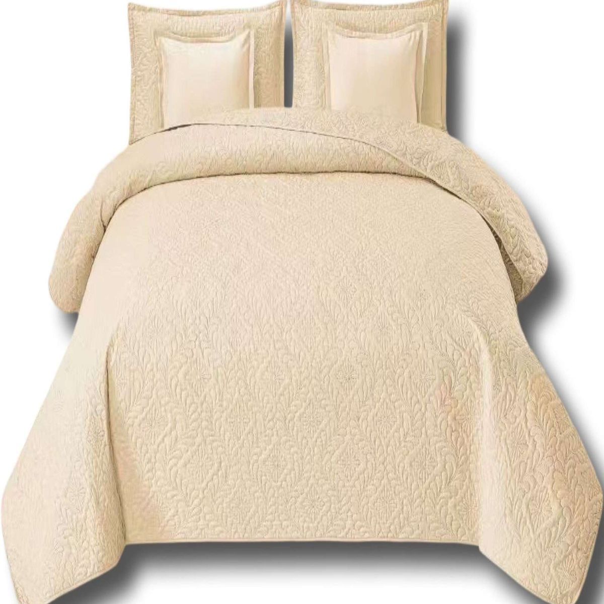 GENERICO - CUBRECAMA QUILT DELGADO CON 9 PIEZAS 2 PLAZAS 21.