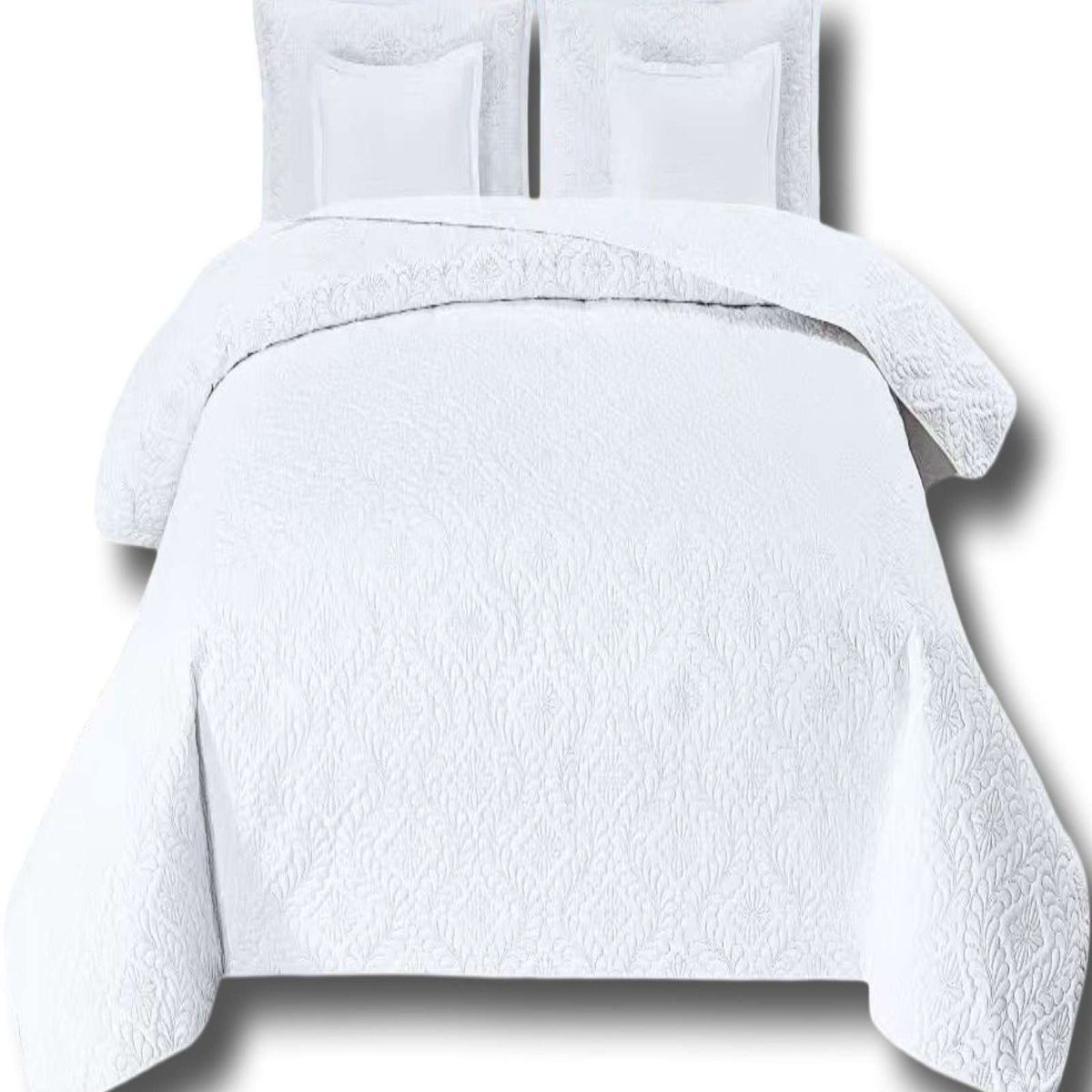 GENERICO - CUBRECAMA QUILT DELGADO CON 9 PIEZAS 2 PLAZAS 22.