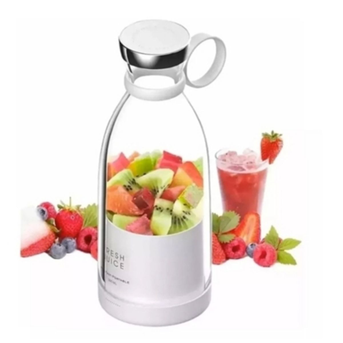 NO LOGO - Juguera Personal Licuadora Botella Licuadora Portatil 420ml